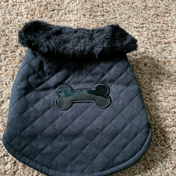 NWOT black quilted dog jacket - Picture 8 of 8